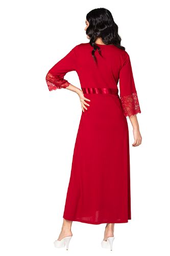 UM201093045 Комплект женской одежды U&ME Lace Dantell из 6 предметов бордовый фото 5