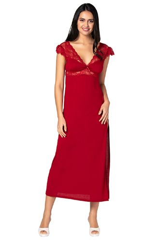 UM201093045 Комплект женской одежды U&ME Lace Dantell из 6 предметов бордовый фото 2