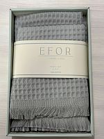 Набор вафельных полотенец EFOR из 2-х предметов (50*90 и 70*140) WAFFLE серый GRI коробка