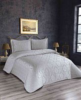 Покрывало EFOR Pique Bedspread NISA (240*260) с наволочками серый