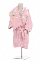 Халат+полотенце детские OZDILEK BARBIE STAR 5-6 розовый