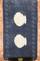 Набор ковриков Dorean для комнат 2 шт. (60*100--50*60) ракушка синий