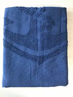 Пляжное полотенце CAPA 100% хлопок (90*150) темно-синий якорь