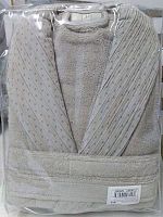 Халаты мужской в ассортименте PUPILLA Karen Microcotton бежевый XL