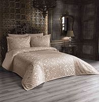 Покрывало EFOR Pique Bedspread SEZEN (240*260) с наволочками бежевый BEJ