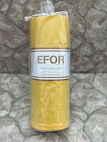 Простыня ранфорс на резинке 160*200  с наволочками (2 шт. 50*70) SARI (желтый)