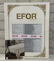 Скатерть EFOR 160x300 KDK серый GRI